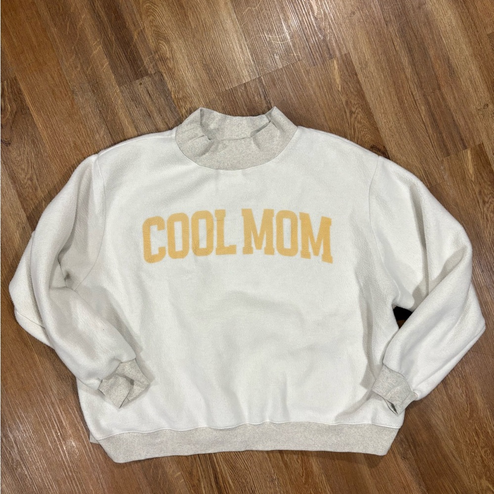 Etta & East Reversible MOM Crewneck Sweatshirt
